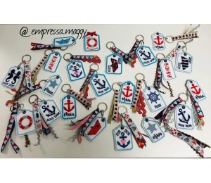 Stickserie - ITH Geschenkanhänger Maritim